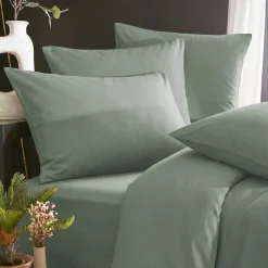 Outlet Copripiumino lyocell Tencel™ lavato Olivia Copripiumini|Completi Letto