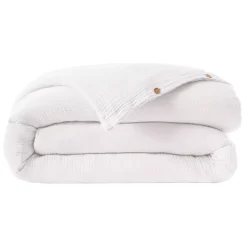 Outlet Copripiumino quadrupla garza di cotone (240 x 220 cm) Victoria x Gaïa chantilly Copripiumini