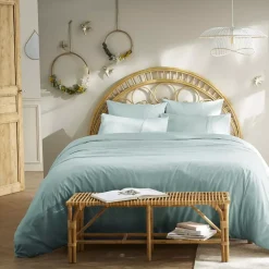 Outlet Copripiumino ricamato cotone (260 cm) Jeanne Copripiumini