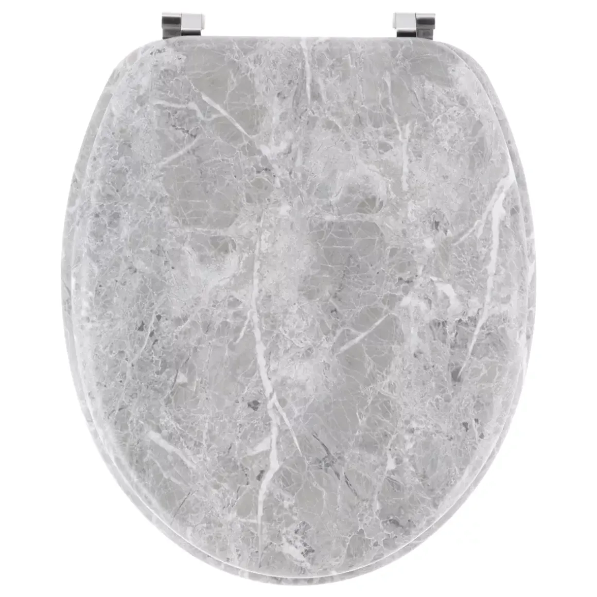 Copriwater 18 pollici MDF Effetto Marmo Grigio