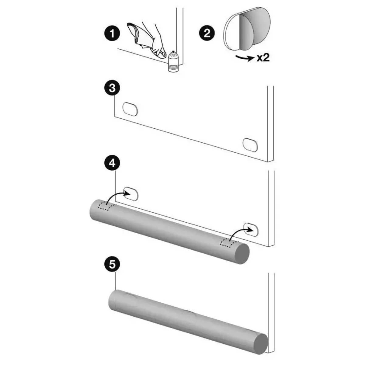 Outlet Cuscino antispifferi (80 x 7.5 cm) a calamita Cuscini Antispifferi E Blocca Porta