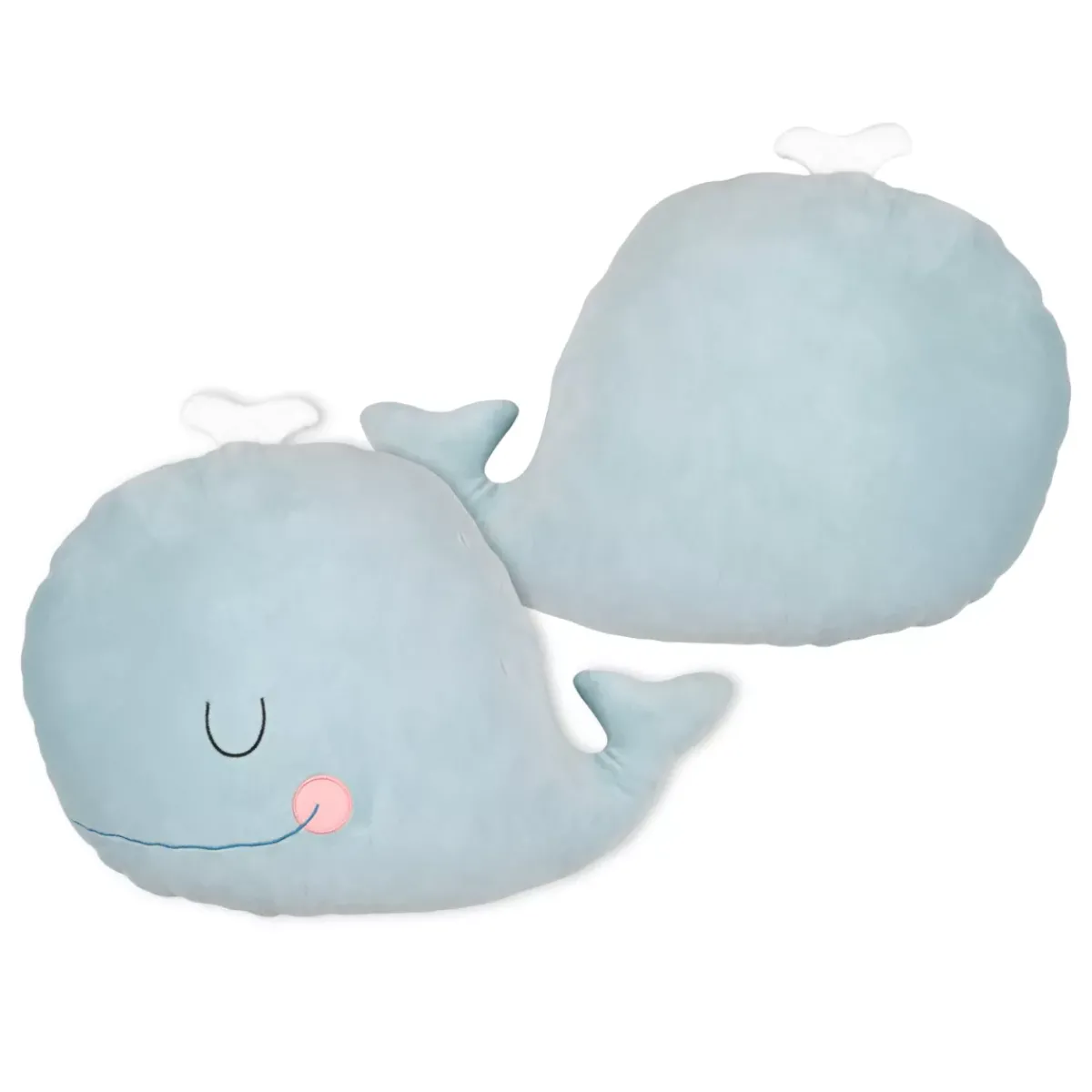 Cuscino balena per bambini (45 x 30 cm) Moby Tessile Arredo Bimbi
