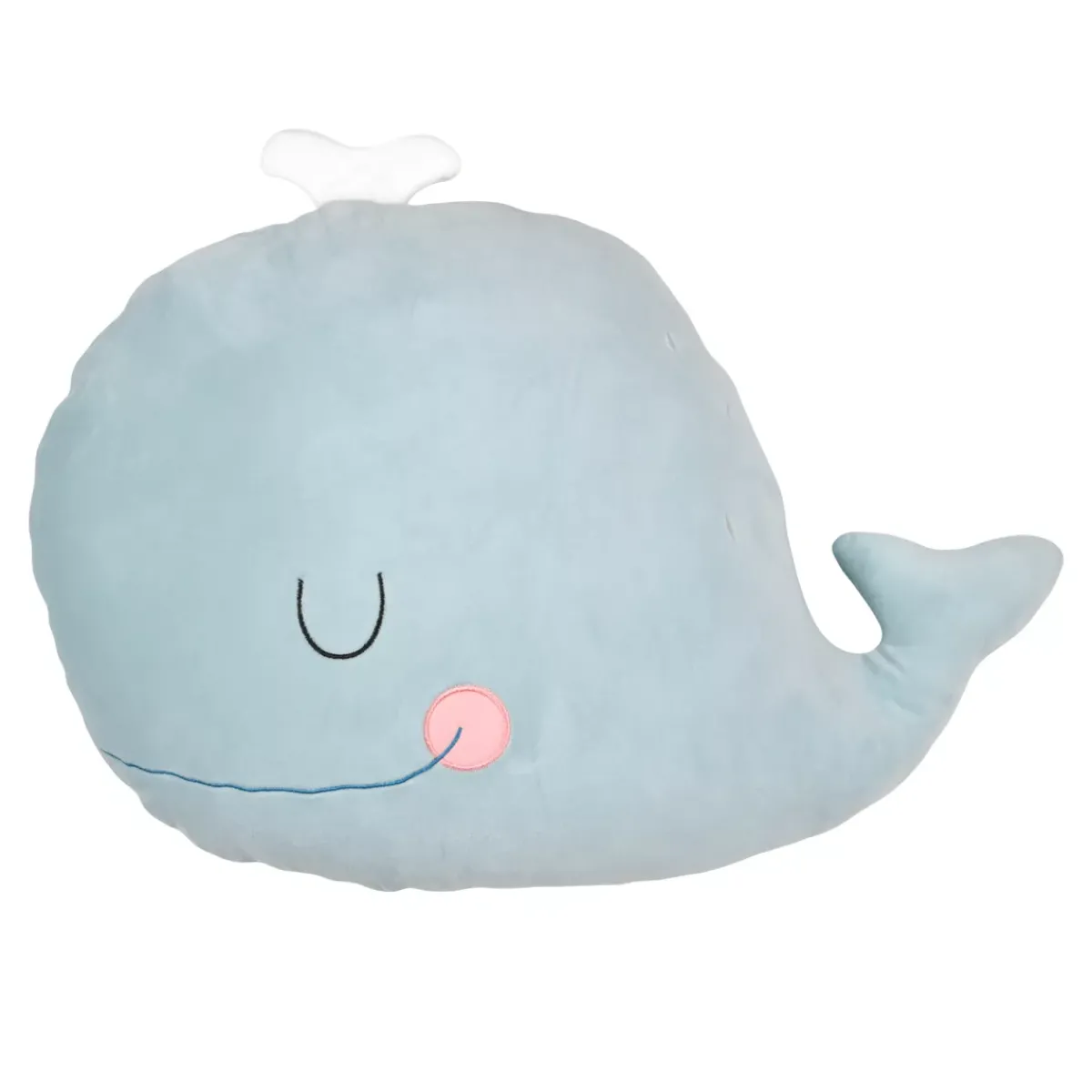 Cuscino balena per bambini (45 x 30 cm) Moby Tessile Arredo Bimbi