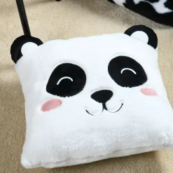Discount Cuscino bambino quadrato (40 x 40 cm) Zamis Panda Tessile Arredo Bimbi