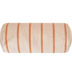 Sale Cuscino da esterno in tela di cotone cilindrico (45 x 20 cm) Ocealys Corallo Cuscino Decorativo Per Esterno|Accessori E Cuscini