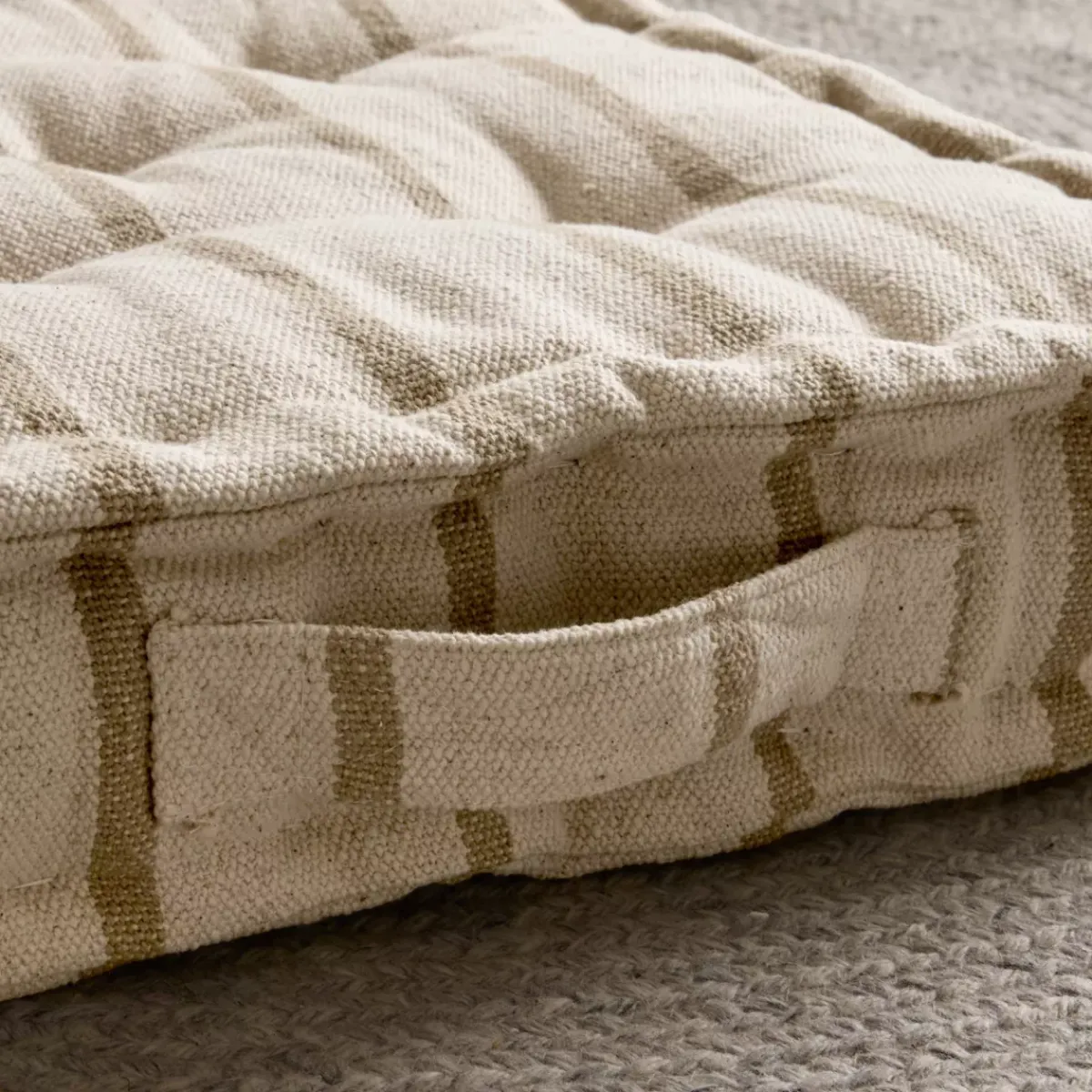 Hot Cuscino da pavimento esterno tela di cotone (45 x 45 cm) Ocealys Cuscino Decorativo Per Esterno|Accessori E Cuscini