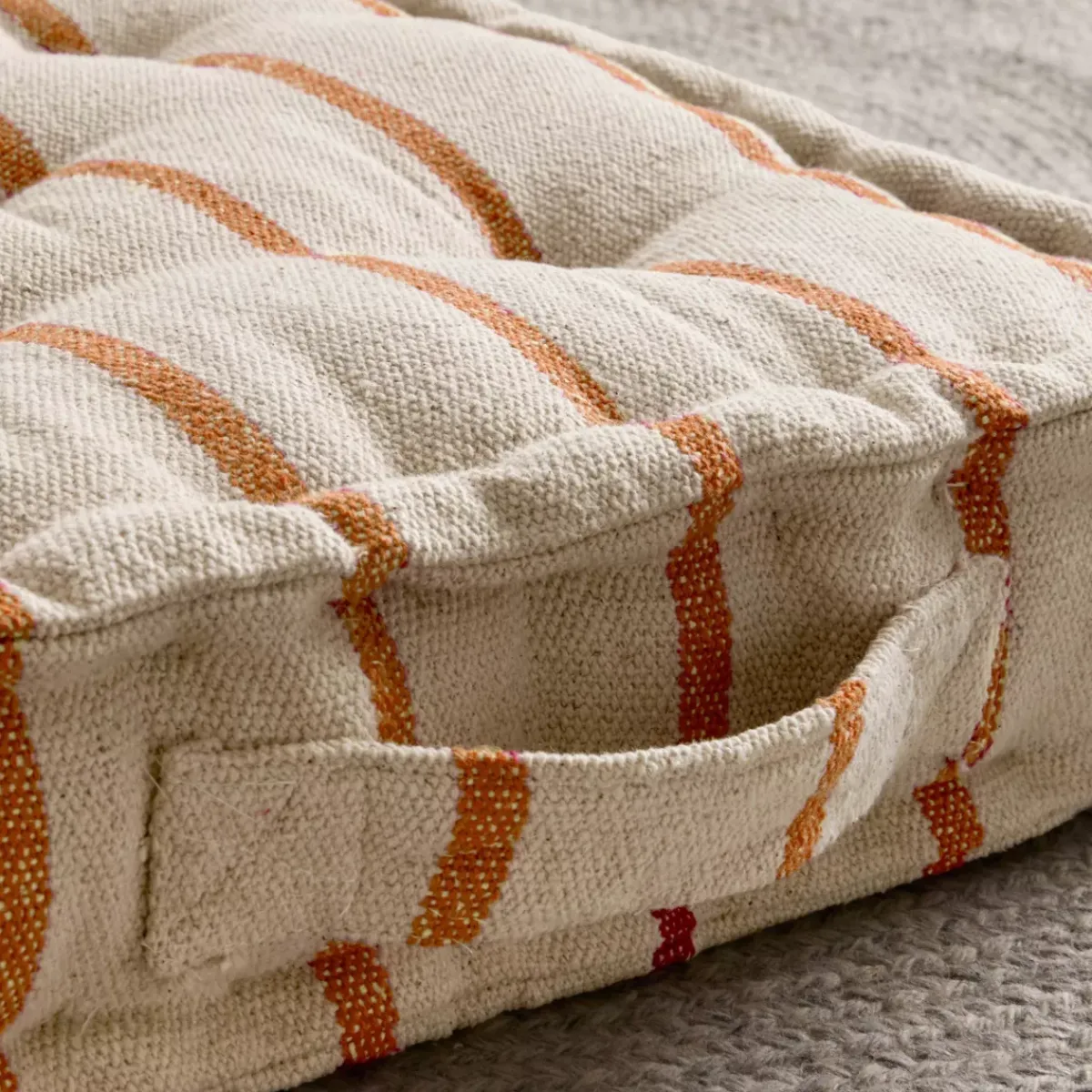 Clearance Cuscino da pavimento esterno tela di cotone (45 x 45 cm) Ocealys Corallo Cuscino Decorativo Per Esterno|Accessori E Cuscini