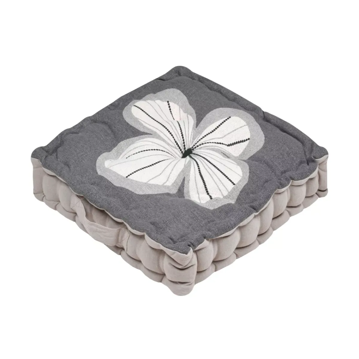 Discount Cuscino da pavimento in cotone (45 x 45 cm) Tilda ardesia Cuscini Da Pavimento