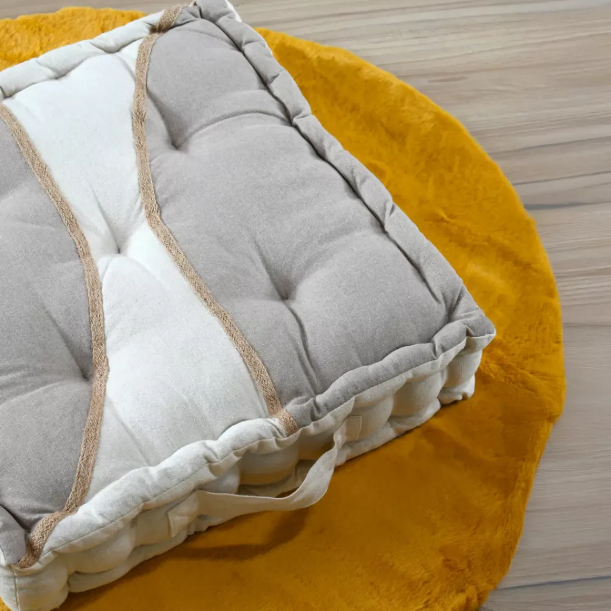 Outlet Cuscino da pavimento in cotone (45 x 45 cm) Blokken Cuscini Da Pavimento