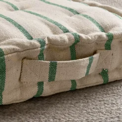 Best Cuscino da terra per esterni in tela di cotone quadrato (45 x 45 cm) Ocealys Cuscino Decorativo Per Esterno|Accessori E Cuscini