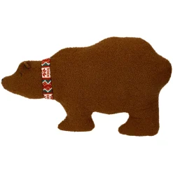 Cuscino di Natale bouclé (65 x 37 cm) Orso polare Marrone