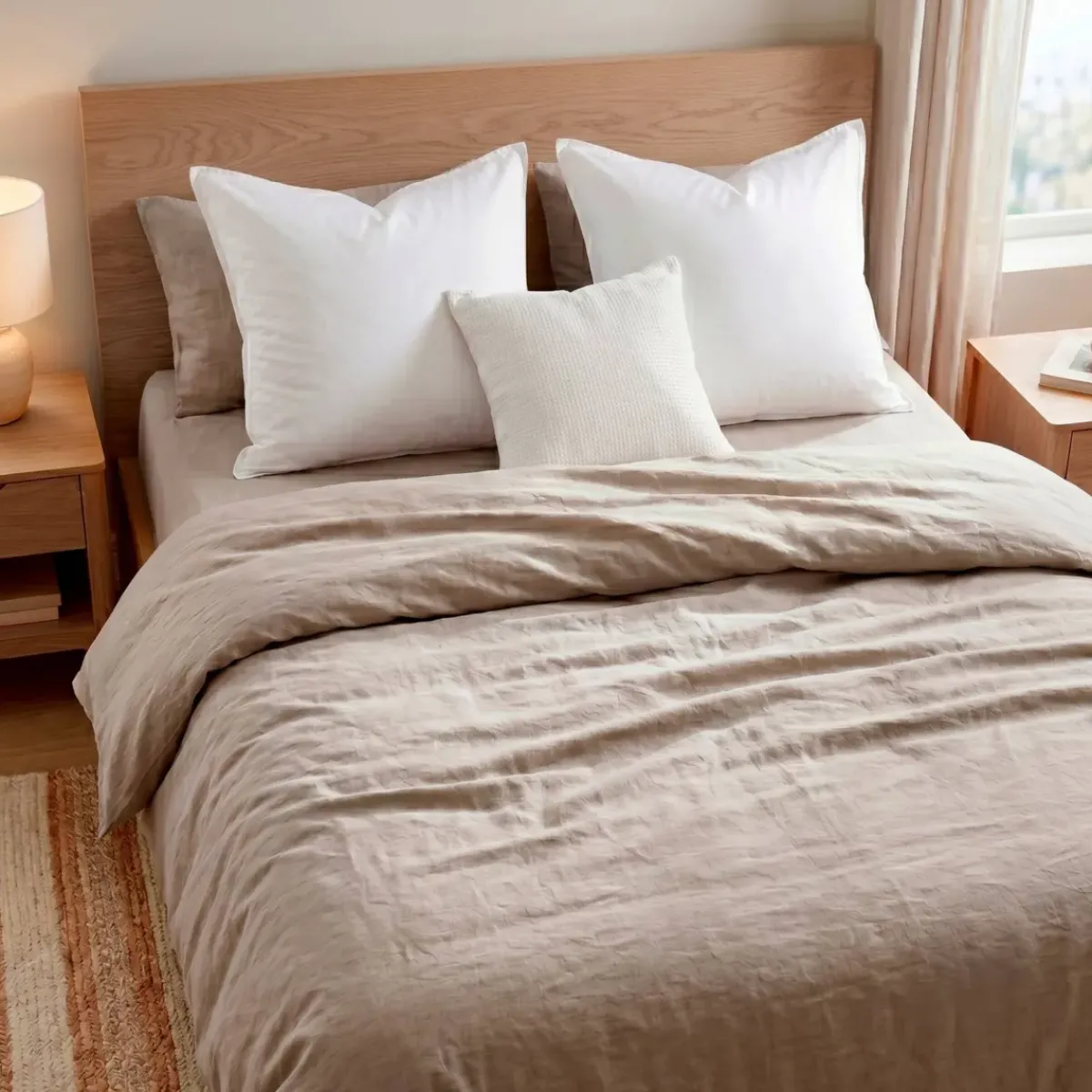 Outlet Cuscino letto quadrato (60 x 60 cm) Memory foam Piumini, Cuscini Letto, Cuscini A Rullo