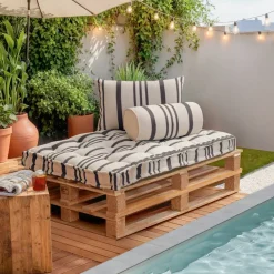 Clearance Cuscino per pallet da esterno rettangolare (120 x 80 cm) Nautira Cuscino Decorativo Per Esterno|Accessori E Cuscini