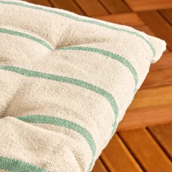 Clearance Cuscino per sedia da esterno in tela di cotone (40 x 40 cm) Ocealys Cuscini Per Sedie E Poltrone|Accessori E Cuscini