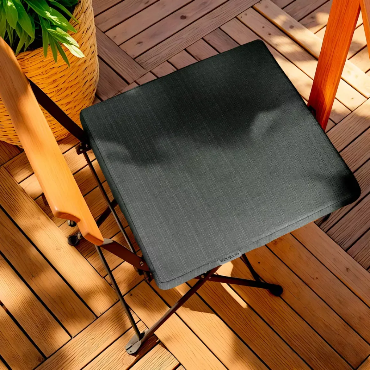 Online Cuscino per sedia da esterno quadrato (40 x 40 cm) Sunset Grigio Cuscini Per Sedie E Poltrone|Accessori E Cuscini