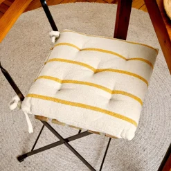 New Cuscino per sedia da esterno tela di cotone (40 x 40 cm) Ocealys Cuscini Per Sedie E Poltrone|Accessori E Cuscini