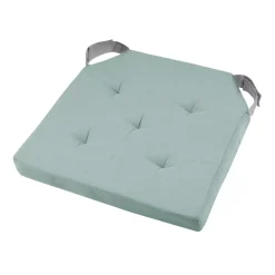 Best Cuscino per sedia quadrato con chiusura a strappo (38 x 38 cm) Duo Cuscini Per Sedia