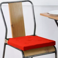 Sale Cuscino per sedia quadrato con chiusura a strappo (38 x 38 cm) Duo Cuscini Per Sedia