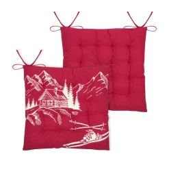 Online Cuscino per sedia quadrato in cotone (38x38 cm) Villard Cuscini Per Sedia