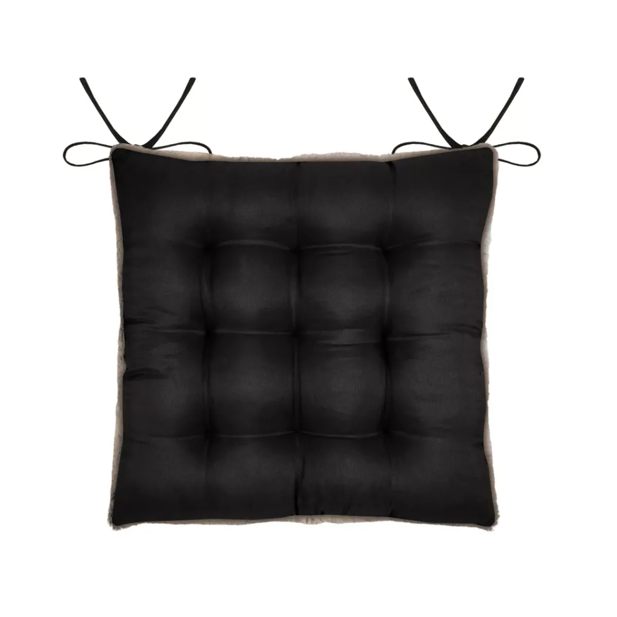 Online Cuscino per sedia quadrato in pelliccia sintetica (40 x 40 cm) Asgard Tortora Cuscini Per Sedia