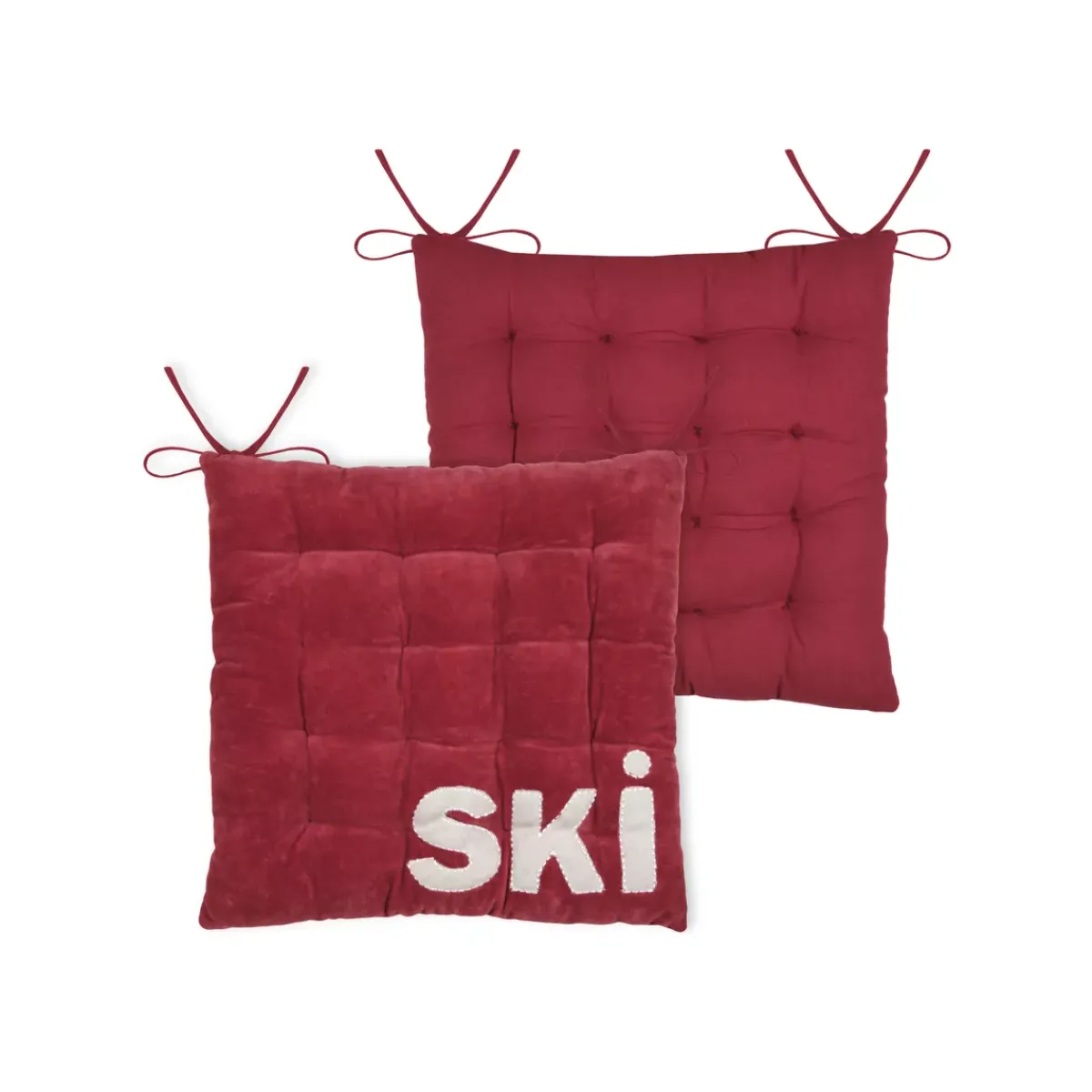 Best Cuscino per sedia quadrato in velluto (38 x 38 cm) Chamonix Cuscini Per Sedia