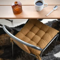 Discount Cuscino per sedia quadrato in velluto (38 x 38 cm) Dandy Cuscini Per Sedia