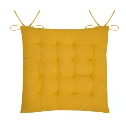 New Cuscino per sedia quadrato in cotone (38x38 cm) Emmy Cuscini Per Sedia