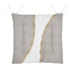 Clearance Cuscino per sedia quadrato in cotone (38 x 38 cm) Blokken Cuscini Per Sedia