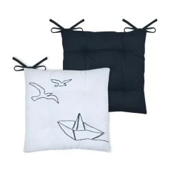 Outlet Cuscino per sedia quadrato in cotone (38 x 38 cm) Bordemer Cuscini Per Sedia