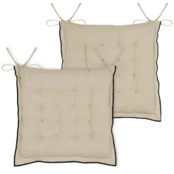 Clearance Cuscino per sedia quadrato in cotone (38 x 38 cm) Helios Cuscini Per Sedia