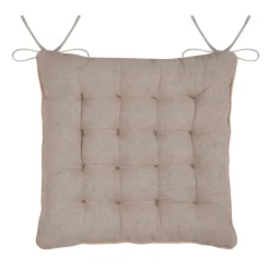 New Cuscino per sedia quadrato in cotone (38 x 38 cm) Oriana Cuscini Per Sedia