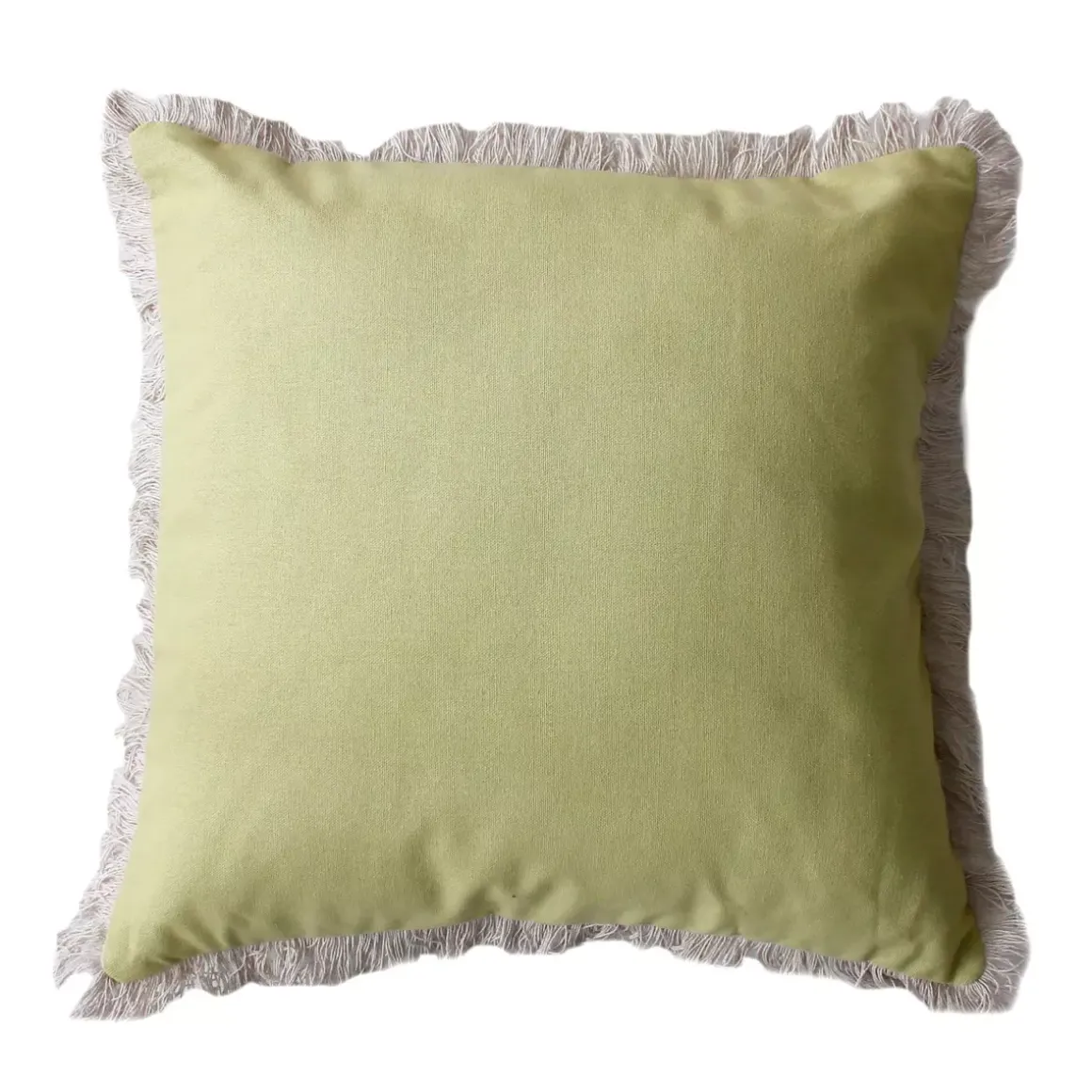 Cuscino quadrato cotone (40 cm) Herbier Verde tiglio