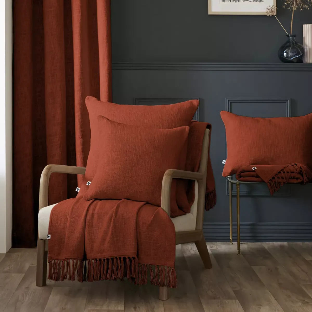Cuscino quadrato cotone (45 x 45 cm) Sixtine Cuscini E Fodere