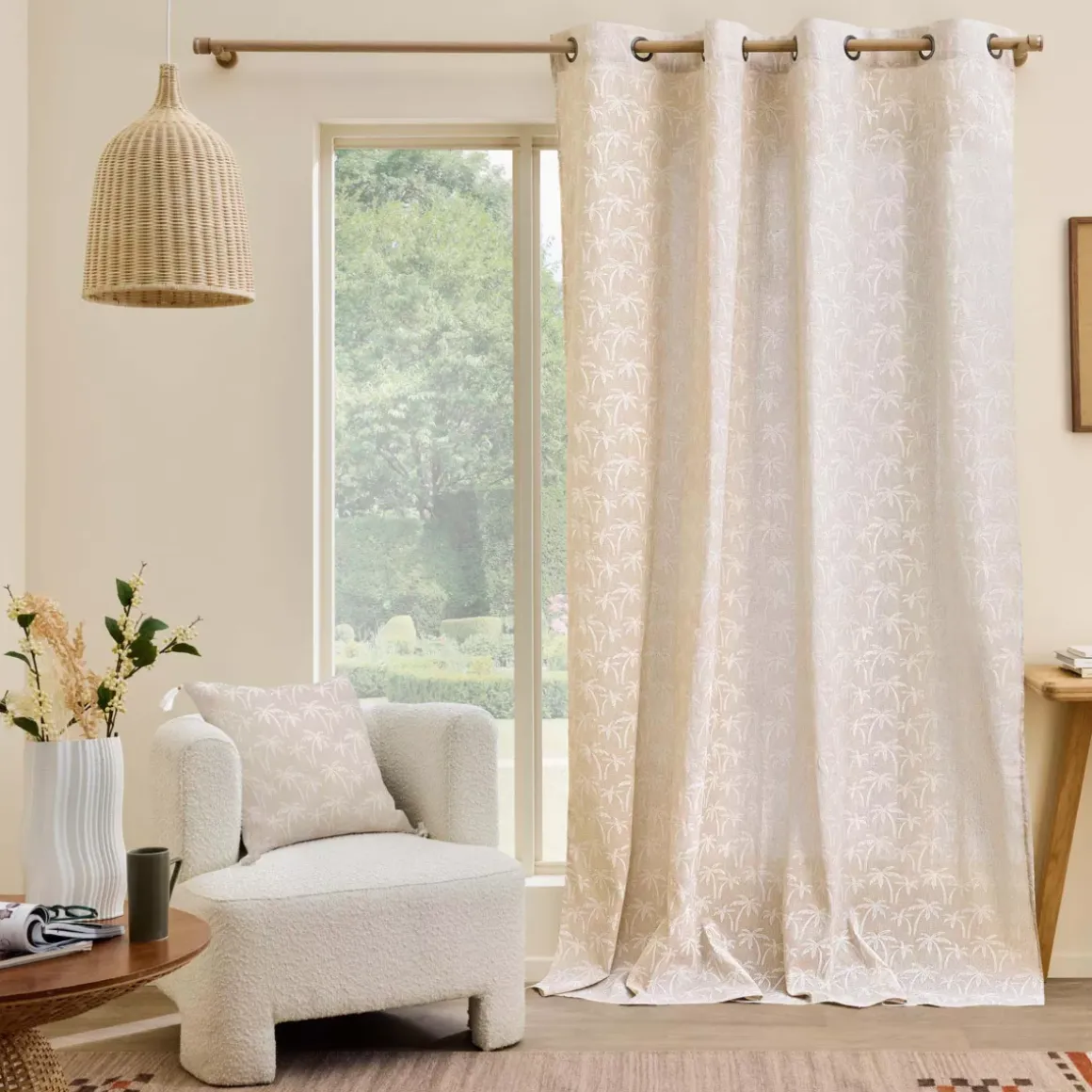 Cuscino quadrato cotone (45 x 45 cm) Saharis Beige