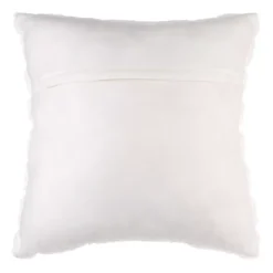 Cuscino quadrato ecopelliccia (45 cm) Manoir Bianco