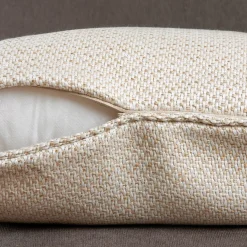 Discount Cuscino quadrato effetto mélange James Sabbia Cuscini E Fodere