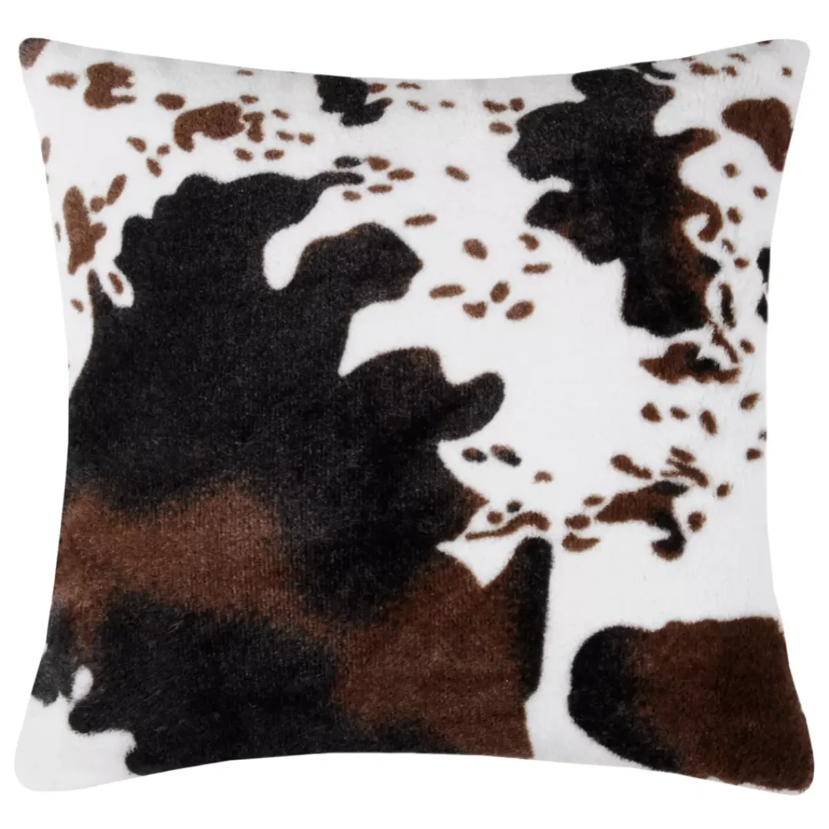 Hot Cuscino quadrato finta pelliccia (40 cm) Mucca Cuscini E Fodere