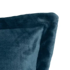 Clearance Cuscino quadrato flanella Cuddly Blu scuro Cuscini E Fodere