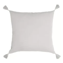 Discount Cuscino quadrato garza di cotone (40 cm) Gaïa Grigio nuvola Cuscini E Fodere