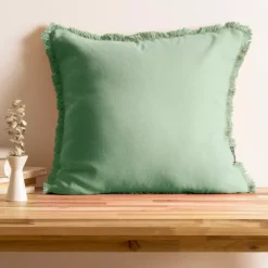 Best Cuscino quadrato in cotone (45 x 45 cm) Pixel frange Cuscini E Fodere