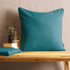 Hot Cuscino quadrato in cotone Pixel Blu Anatra Cuscini E Fodere
