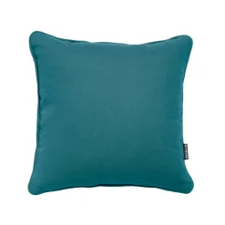 Clearance Cuscino quadrato in cotone (40 x 40 cm) Pixel Blu petrolio Cuscini E Fodere