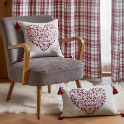 Online Cuscino quadrato in cotone Megeve Cuscini E Fodere