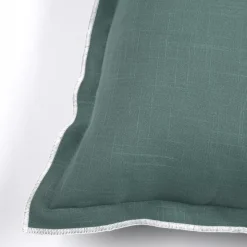 Cuscino quadrato in cotone (45 x 45 cm) Helios Verde