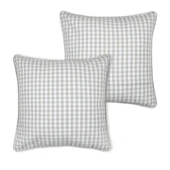 Cuscino quadrato in cotone (45 x 45 cm) Bardot Beige