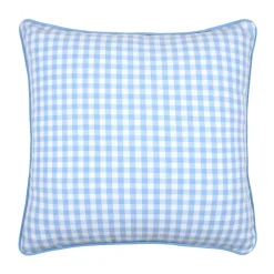 Cuscino quadrato in cotone (45 x 45 cm) Bardot Blu