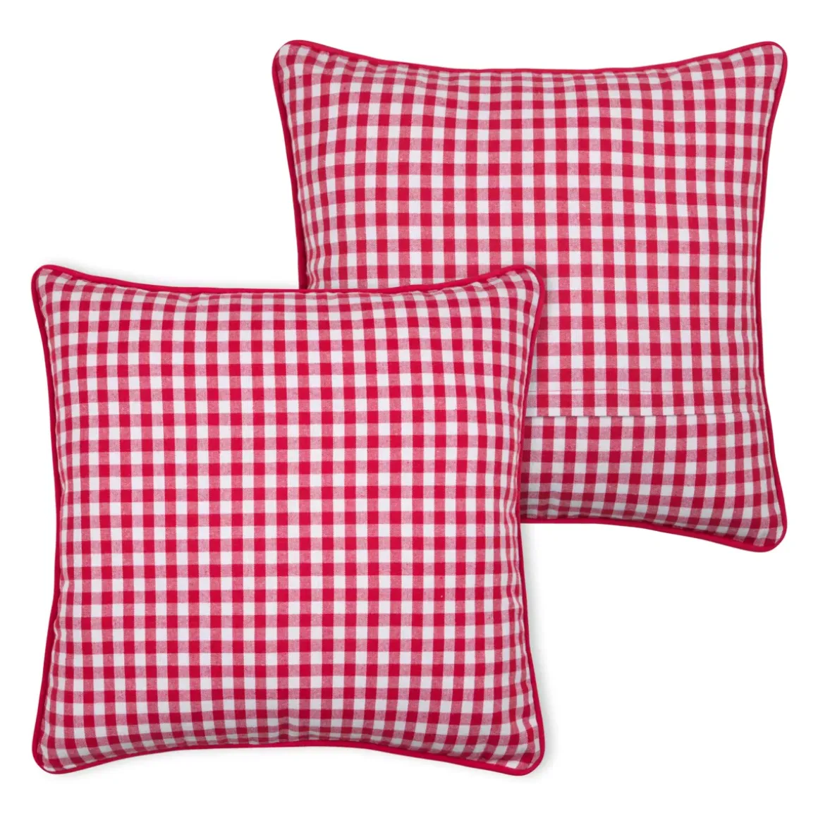 Cuscino quadrato in cotone (45 x 45 cm) Bardot Rosso