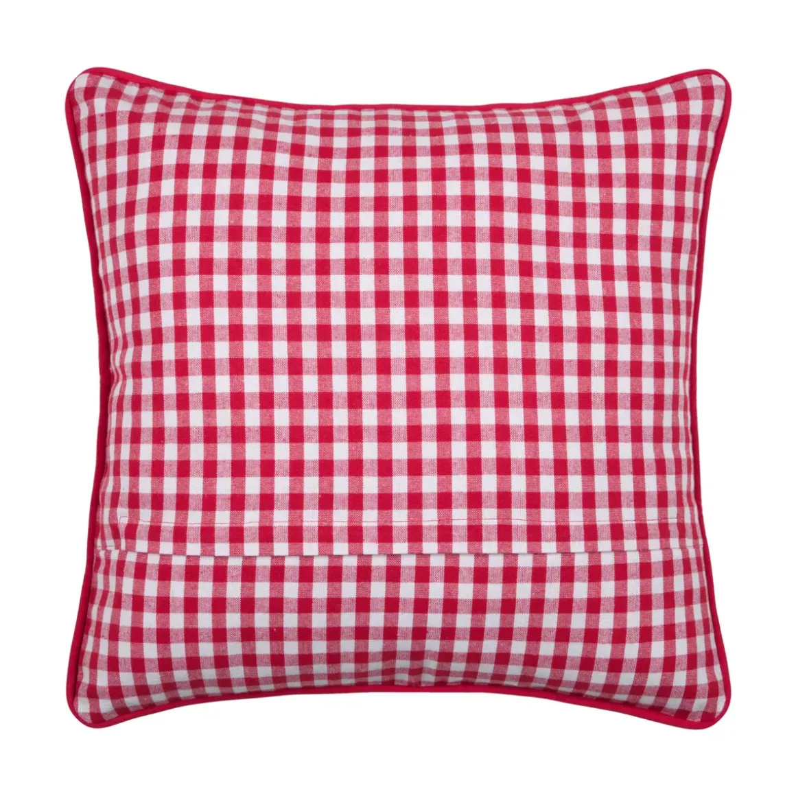 Cuscino quadrato in cotone (45 x 45 cm) Bardot Rosso