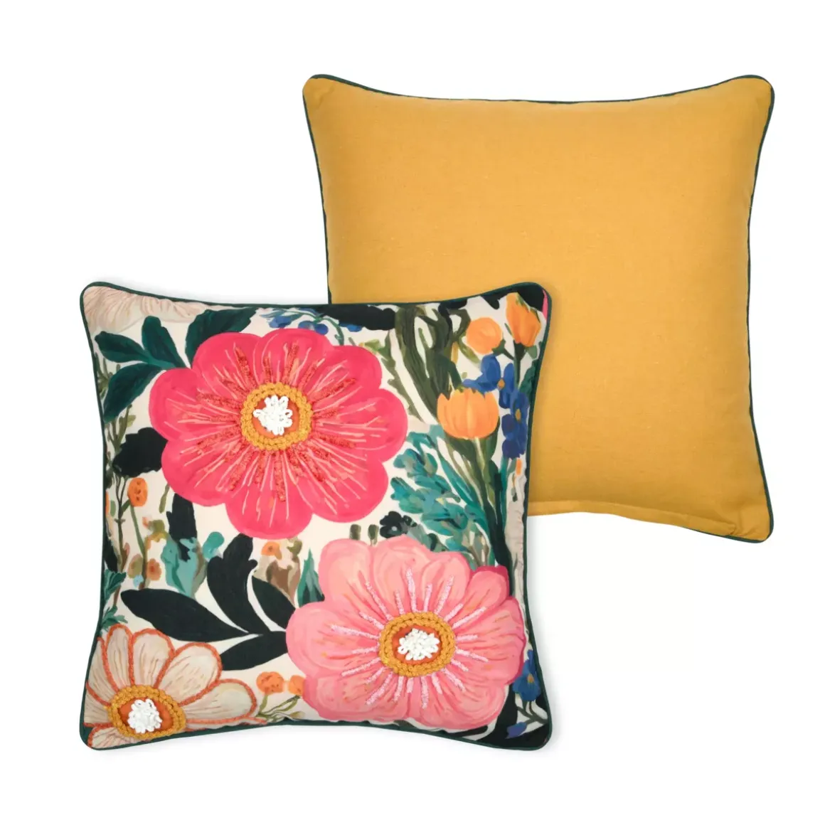 Cuscino quadrato in cotone (45 x 45 cm) Betty Multicolore