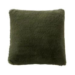 Best Cuscino quadrato in finta pelliccia Finn Verde kaki Cuscini E Fodere